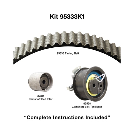 Dayco 04-06 Vw 1.9/2.0L Timing Belt Kit, 95333K1 95333K1